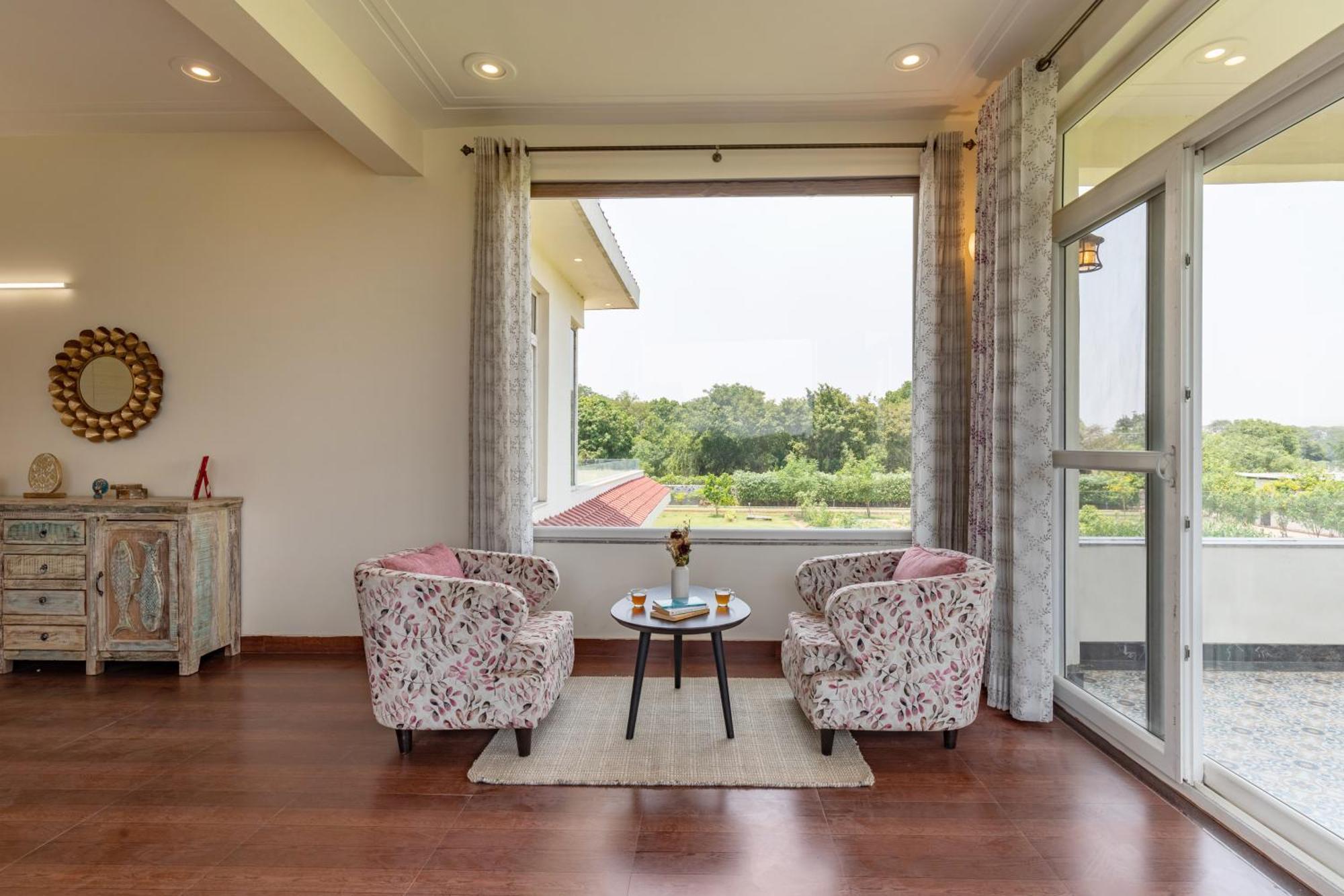 Alaya Stays Raga 2Bhk Farmstay With An Entertainment Lounge Sohna 外观 照片