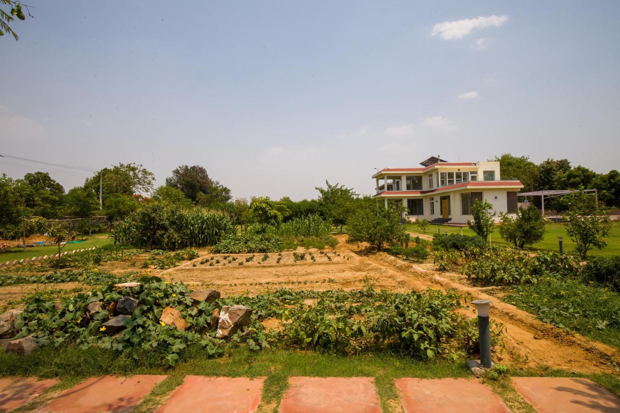 Alaya Stays Raga 2Bhk Farmstay With An Entertainment Lounge Sohna 外观 照片