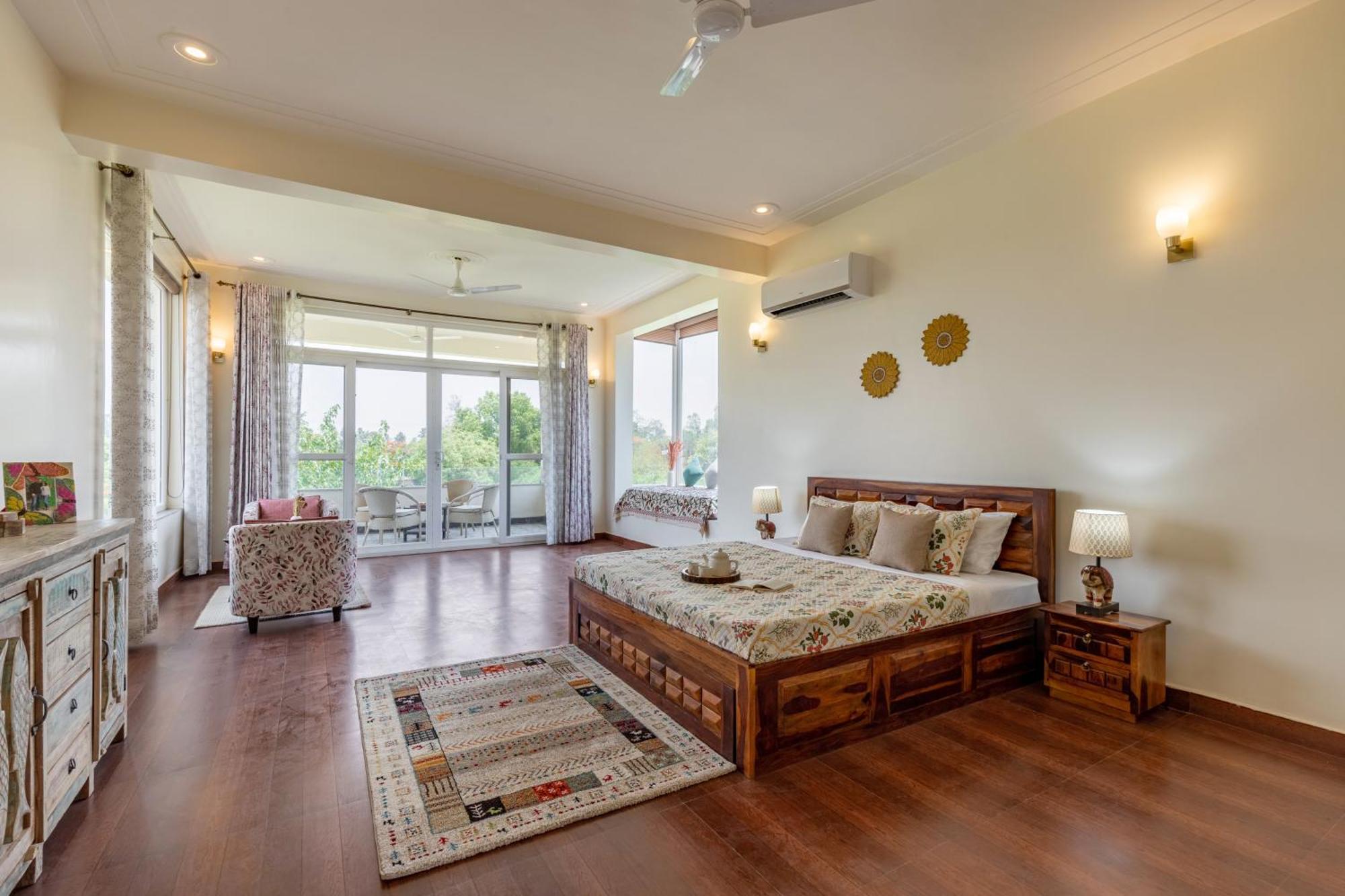 Alaya Stays Raga 2Bhk Farmstay With An Entertainment Lounge Sohna 外观 照片