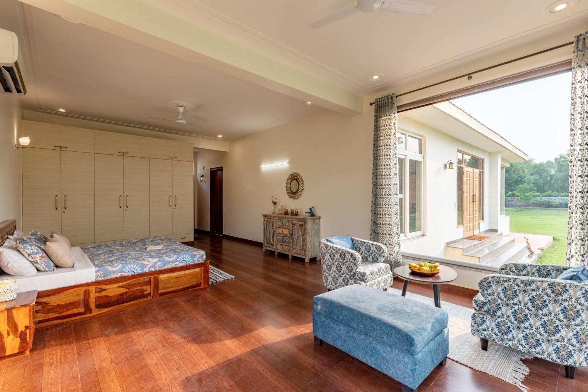 Alaya Stays Raga 2Bhk Farmstay With An Entertainment Lounge Sohna 外观 照片