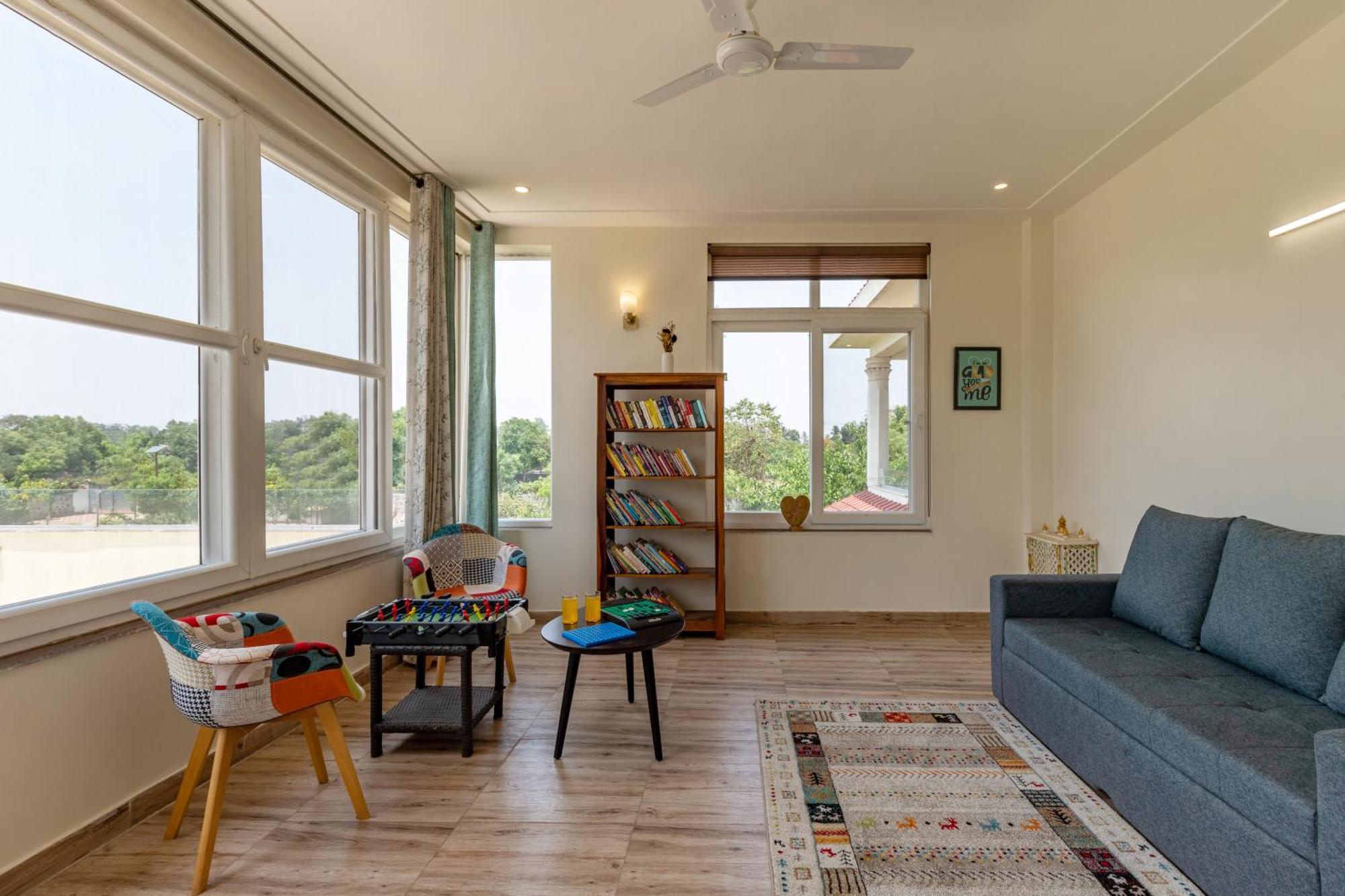 Alaya Stays Raga 2Bhk Farmstay With An Entertainment Lounge Sohna 外观 照片
