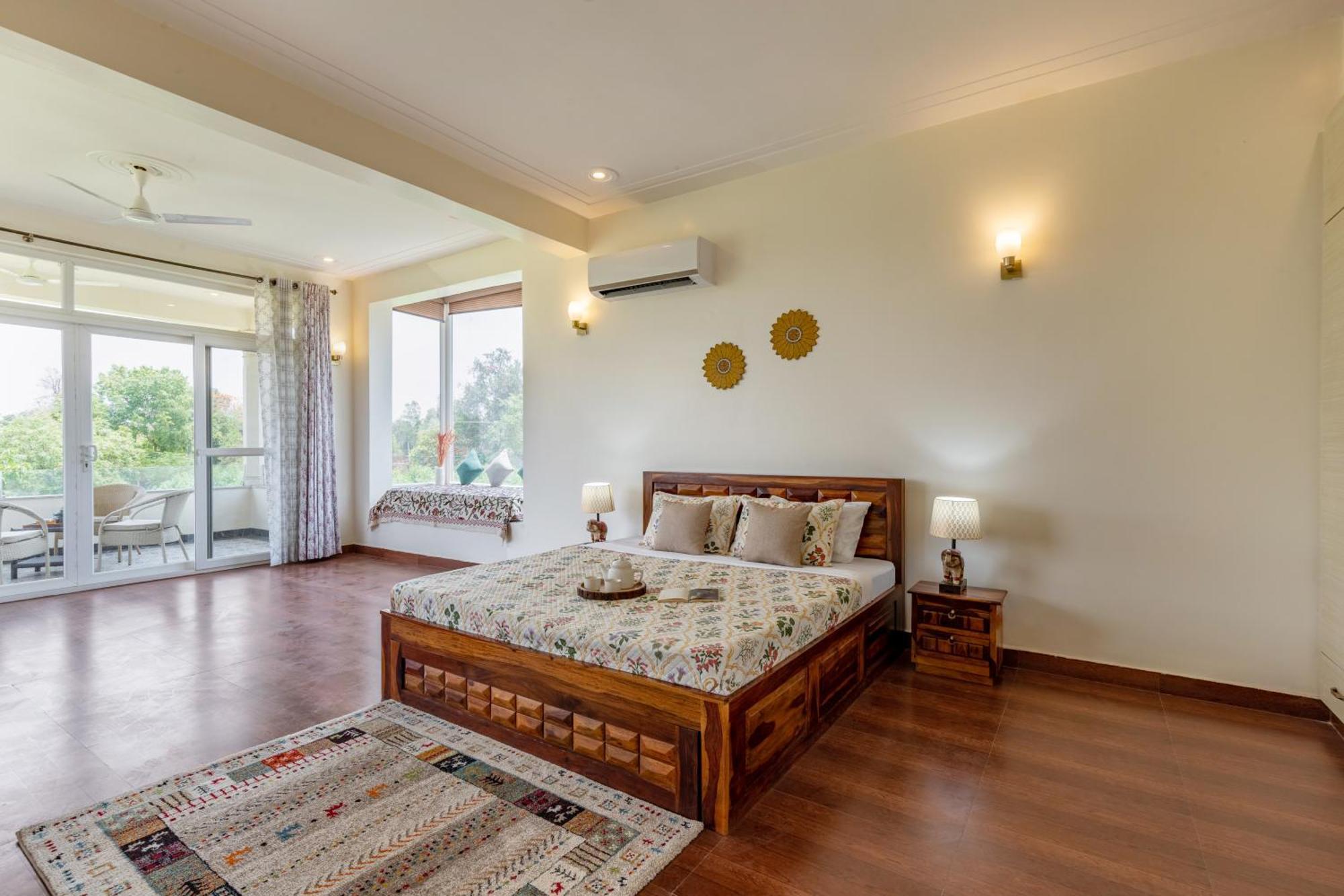 Alaya Stays Raga 2Bhk Farmstay With An Entertainment Lounge Sohna 外观 照片