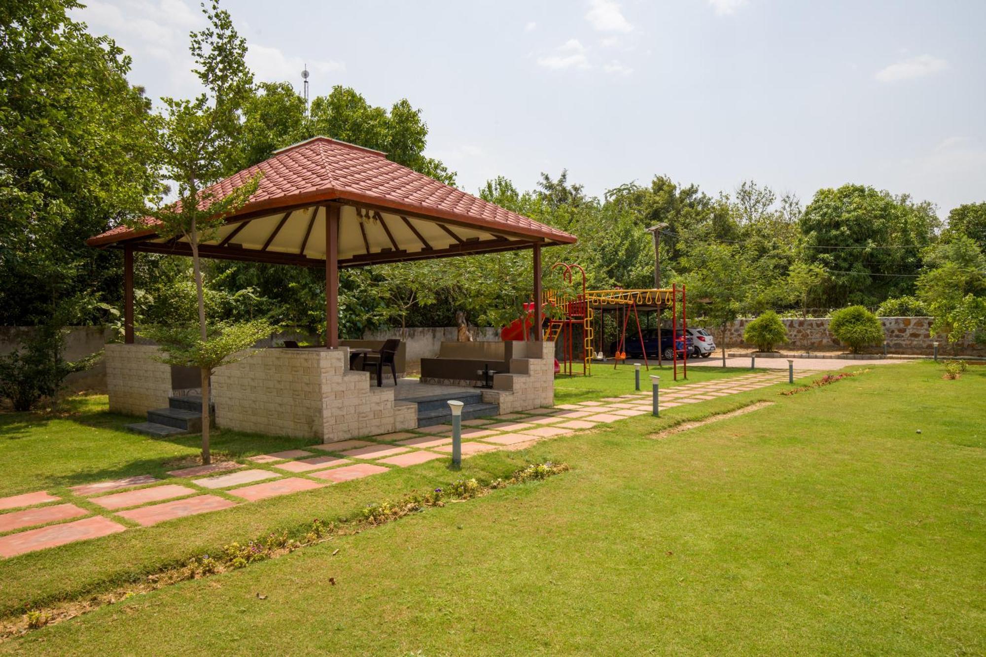 Alaya Stays Raga 2Bhk Farmstay With An Entertainment Lounge Sohna 外观 照片